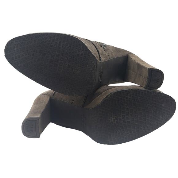 RARE STUART WEITZMAN Casadei Suede platform Combat Boots SZ 7 - Picture 5 of 9